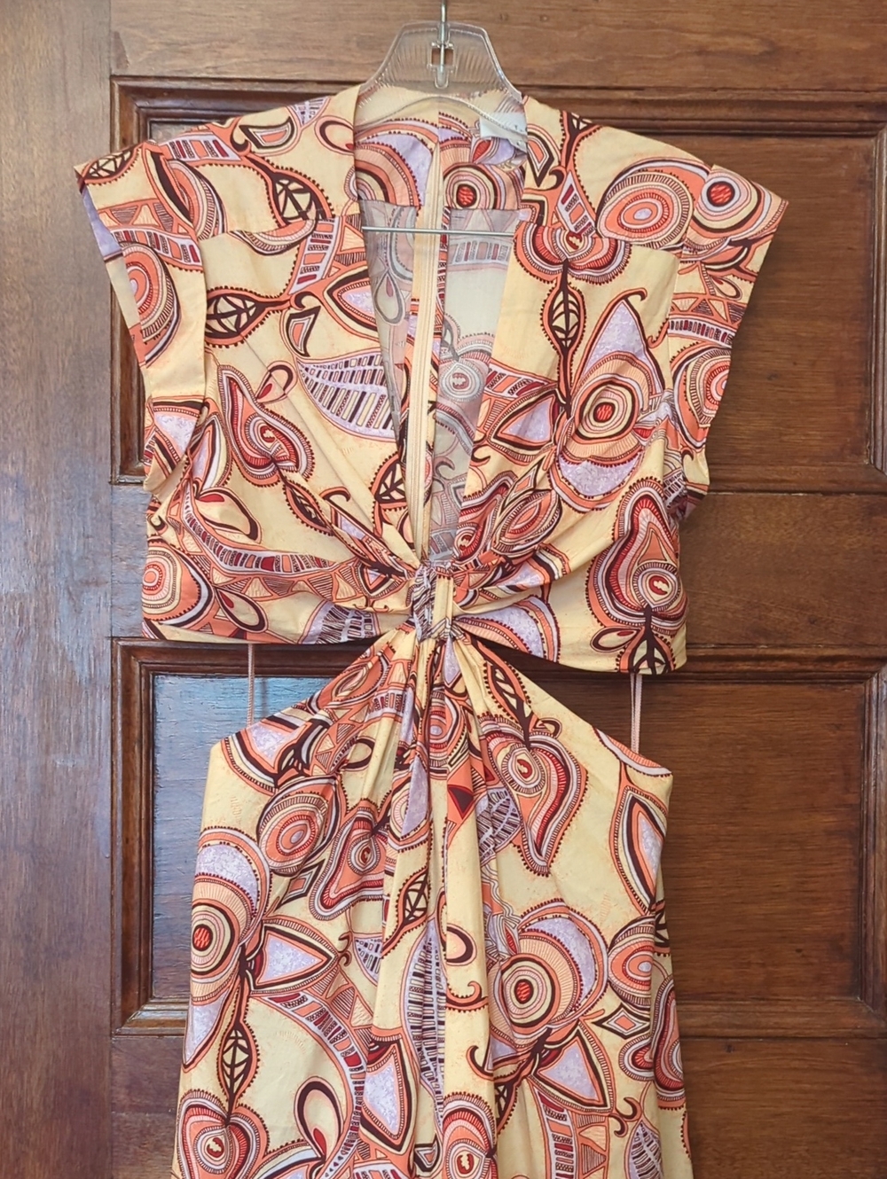 A.L.C. Alexandria Cutout Maxi Dress Pink Size 6 - Picture 2 of 5